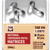 Sectional Contoured Metal Matrices -TOR VM - 1.0972: 50x Small τοιχώματα