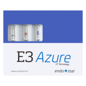 Ε3 Azure -ENDOSTAR - E3AZS25: E3 Azure Small Appical Set 25mm (20/06, 25/04, 20/04), 3 pcs